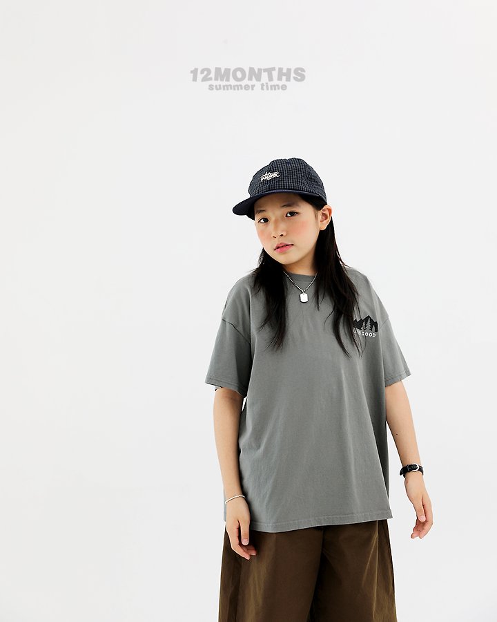 12 Month - Korean Women Fashion - #shopsmall - Mountain Tee (with Mom) - 7
