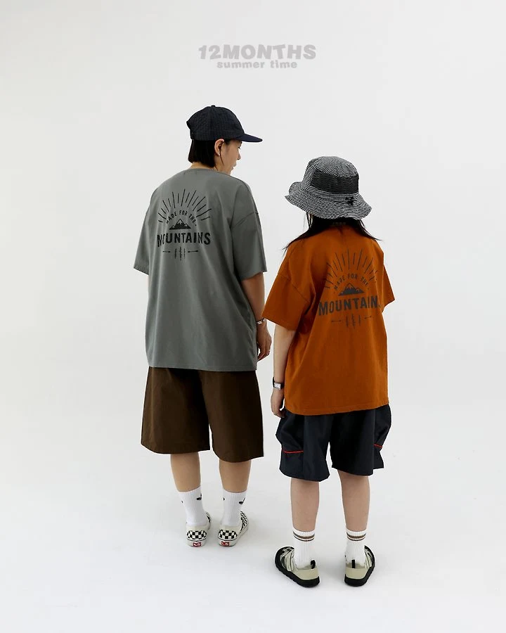 12 Month - Korean Women Fashion - #thelittlethings - Mountain Tee (with Mom) - 9