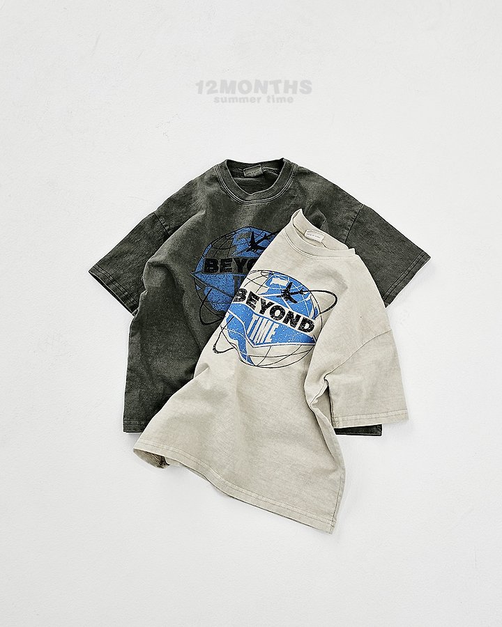 12 Month - Korean Women Fashion - #vintagekidsstyle - Beyond Pigment Tee (with Mom)