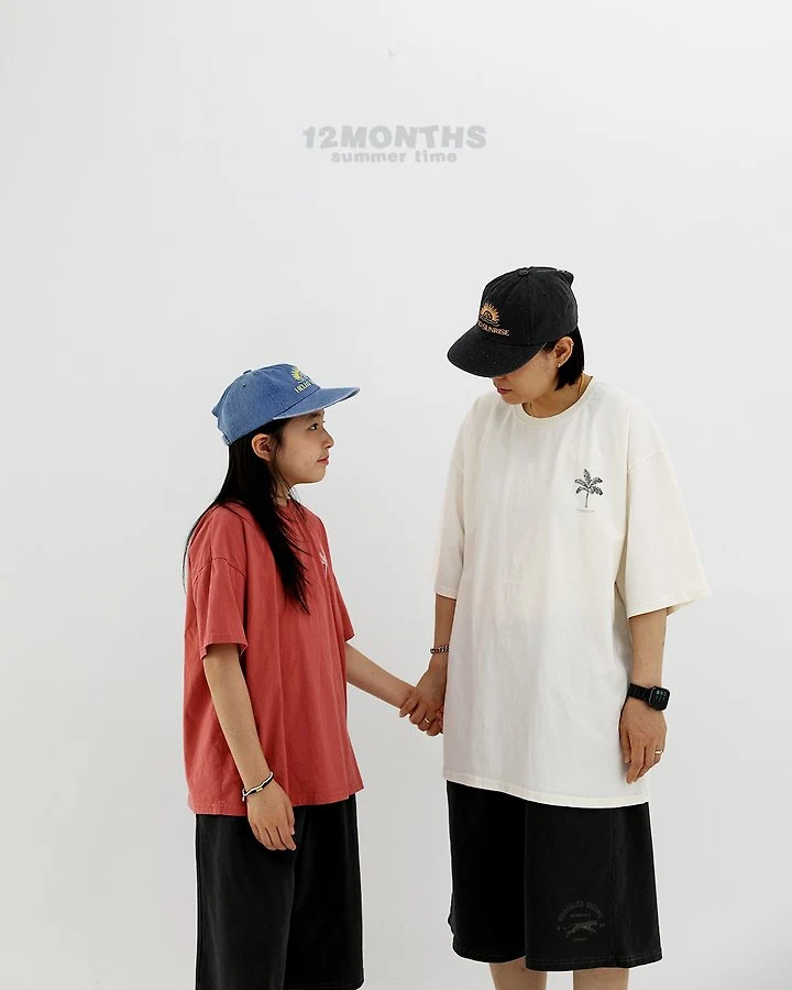 12 Month - Korean Women Fashion - #vintagekidsstyle - Aloha Tee (with Mom) - 5