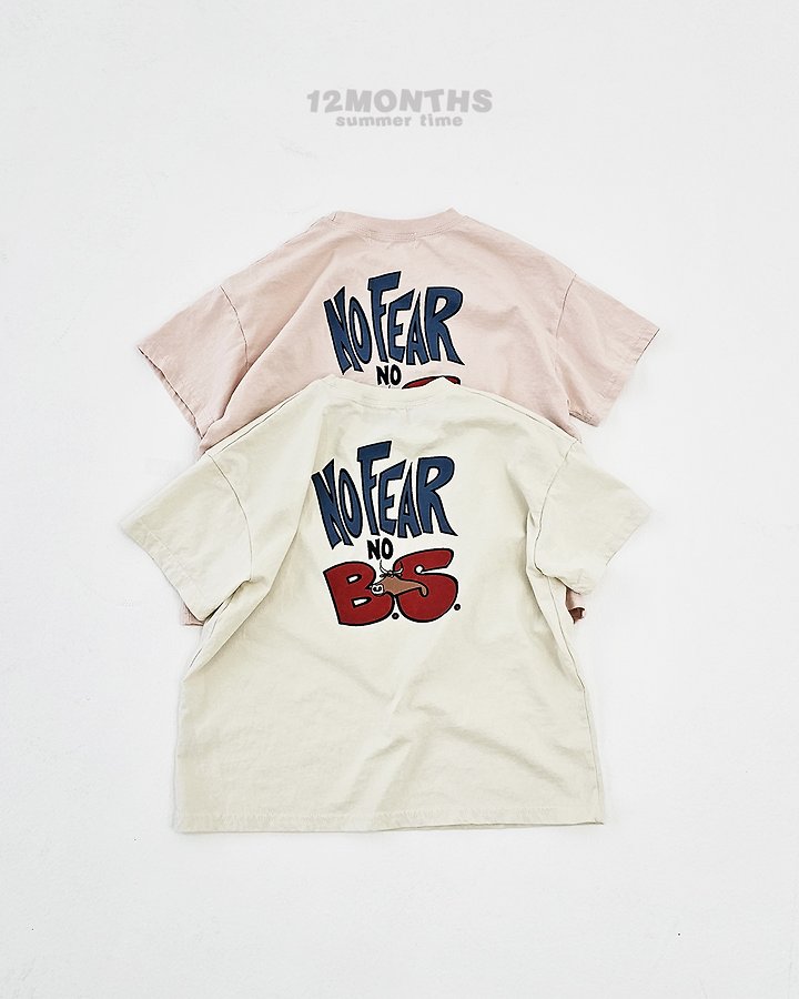 12 Month - Korean Women Fashion - #womensfashion - No Fear Tee (with Mom)
