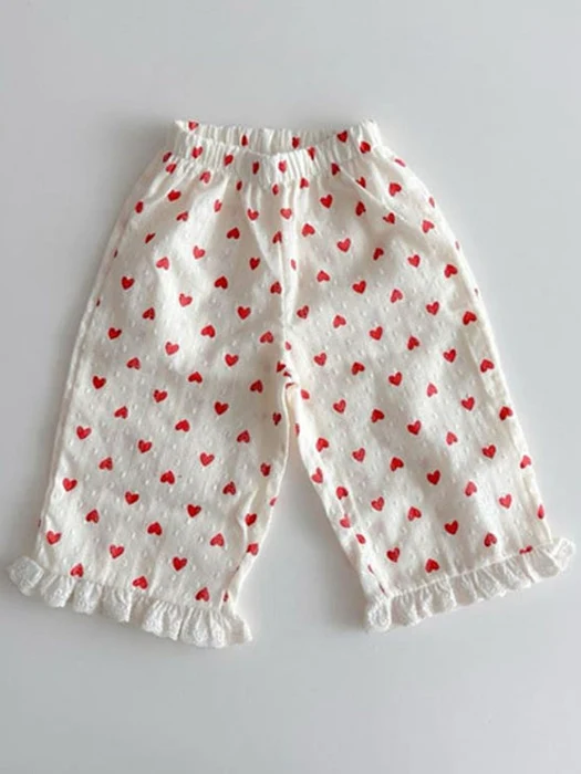 Lace Straight Pants
