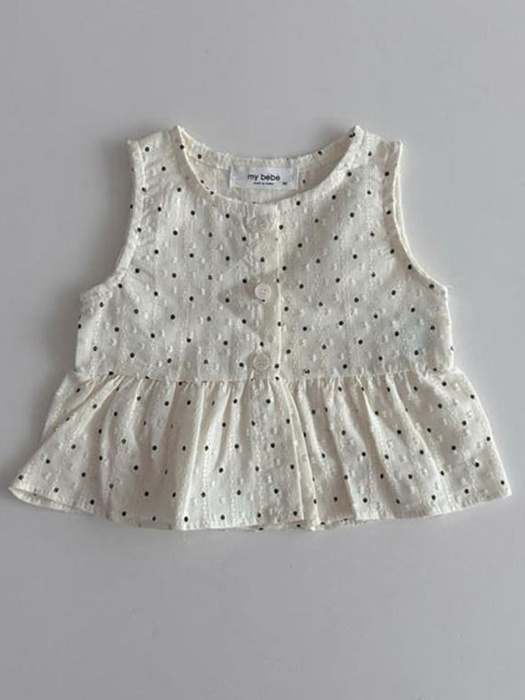 Snowflake Sleeveless Blouse