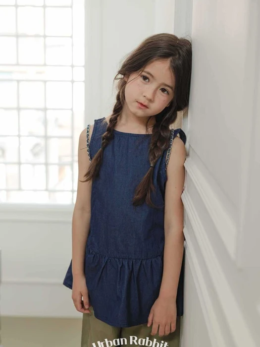 Low Denim Mini One-piece