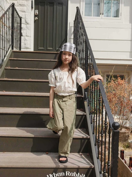 Puff Crop Blouse