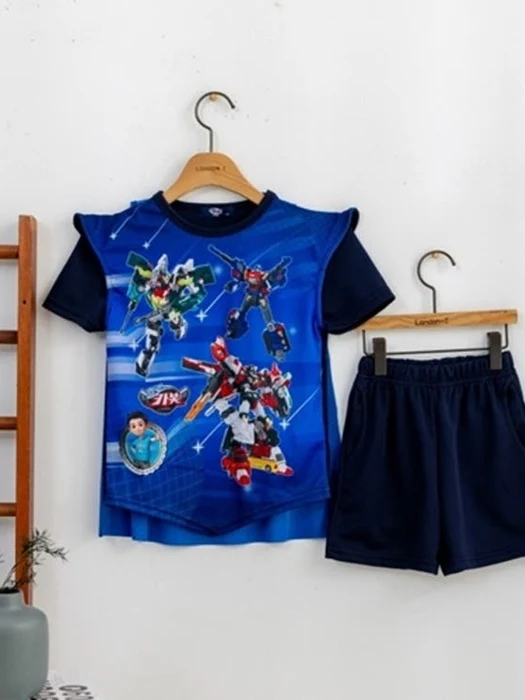 Robot Cape Tee Robot Cape Tee