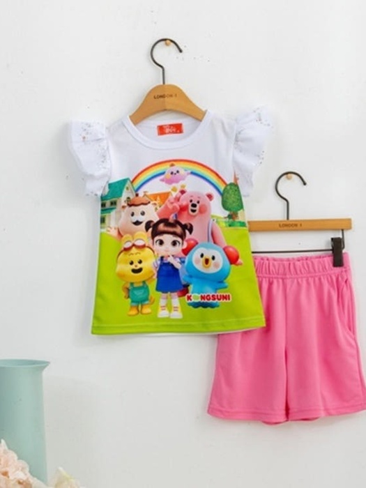 Kongsuni Friends Shirring Tee Kongsuni Friends Shirring Tee