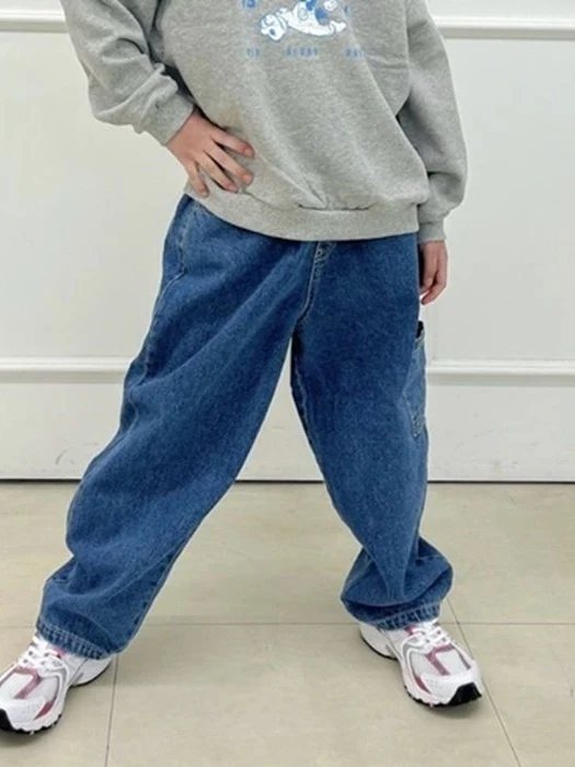 Pocket Denim Pants Pocket Denim Pants
