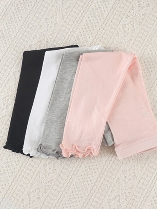 Modal Frill Long Leggings Modal Frill Long Leggings