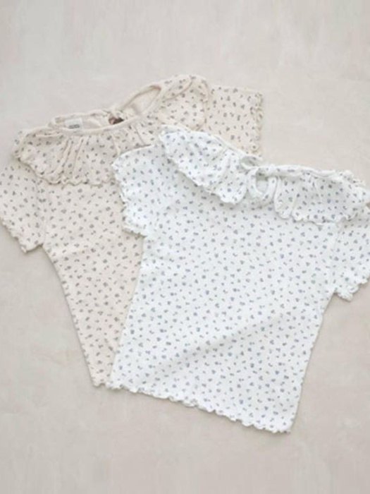 Flora Collar Tee Flora Collar Tee