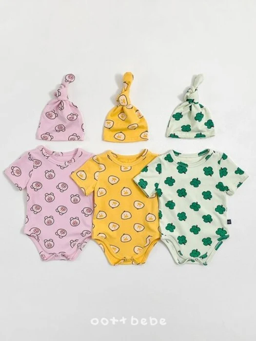 Happy Friends Suit Bonnet Set Happy Friends Suit Bonnet Set