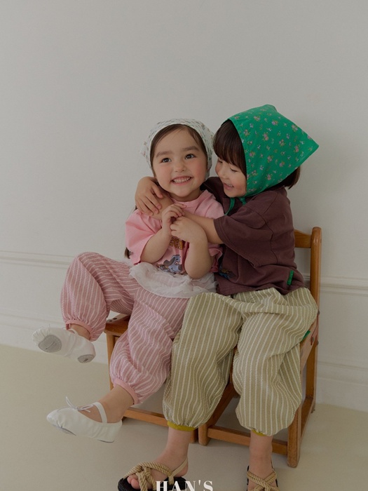 Cherry Stripe Pants