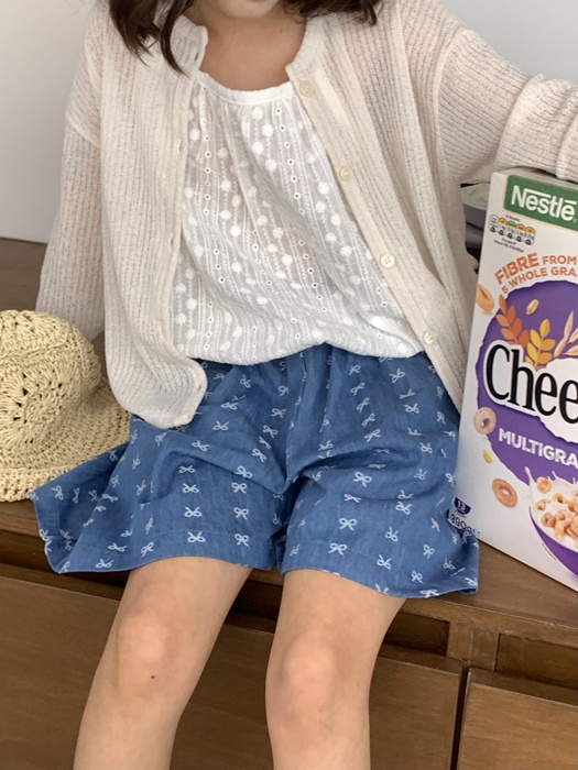 Ribbon Denim Pants Ribbon Denim Pants