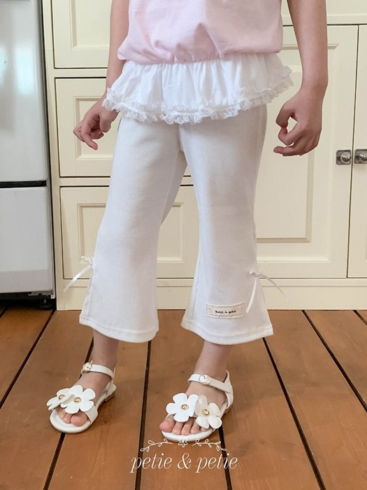 Ribbed Ribbon Flare Pants Ribbed Ribbon Flare Pants