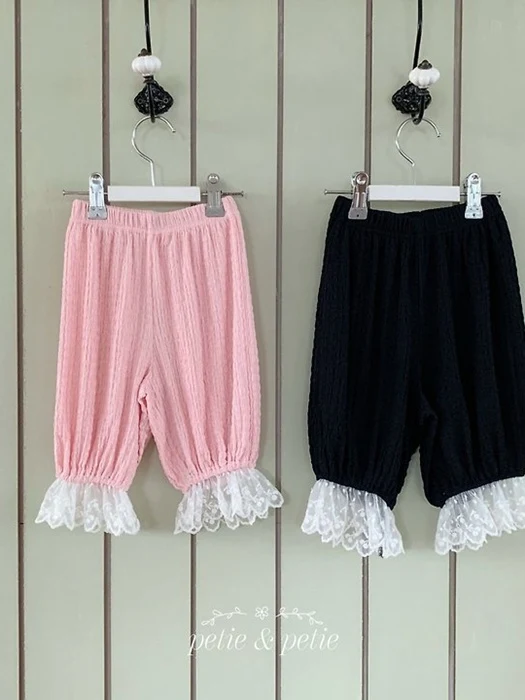 Popcorn Lace Jogger Pants Popcorn Lace Jogger Pants
