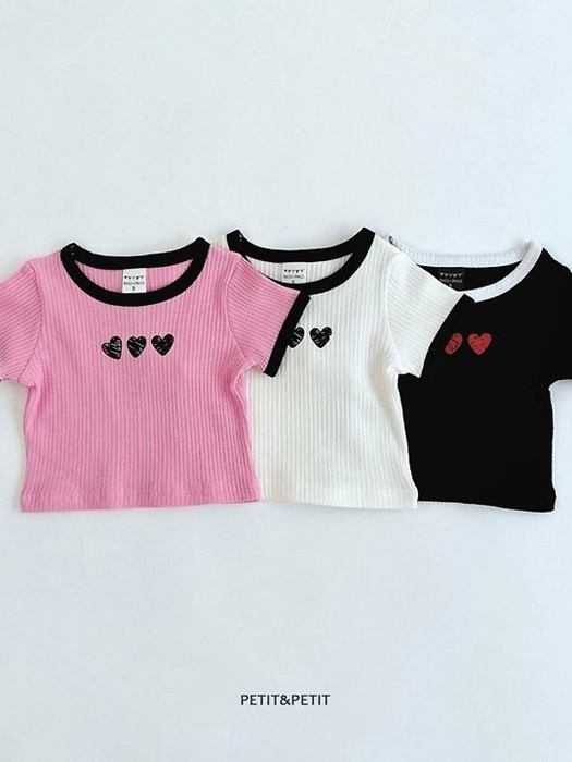 Heart Crop Tee Heart Crop Tee