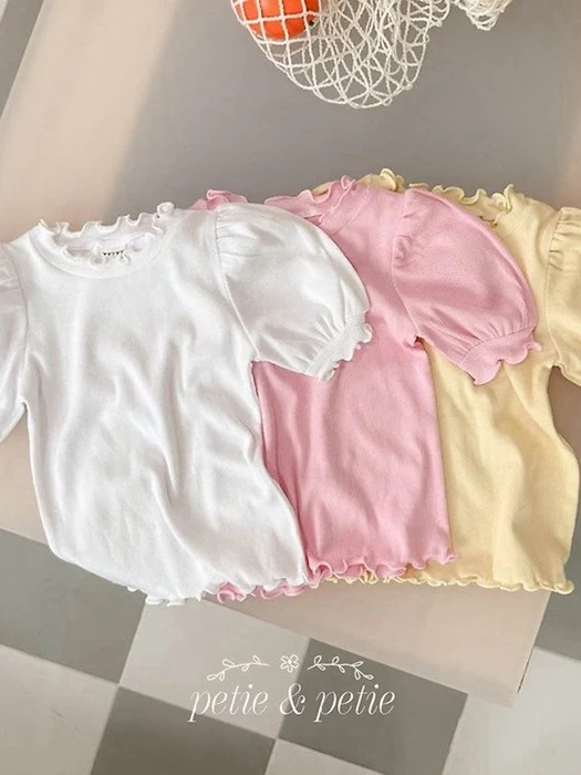Puff Ribbed Tee Puff Ribbed Tee