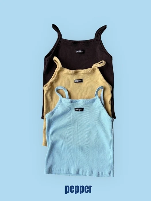 Ribbed Sleeveless Tee