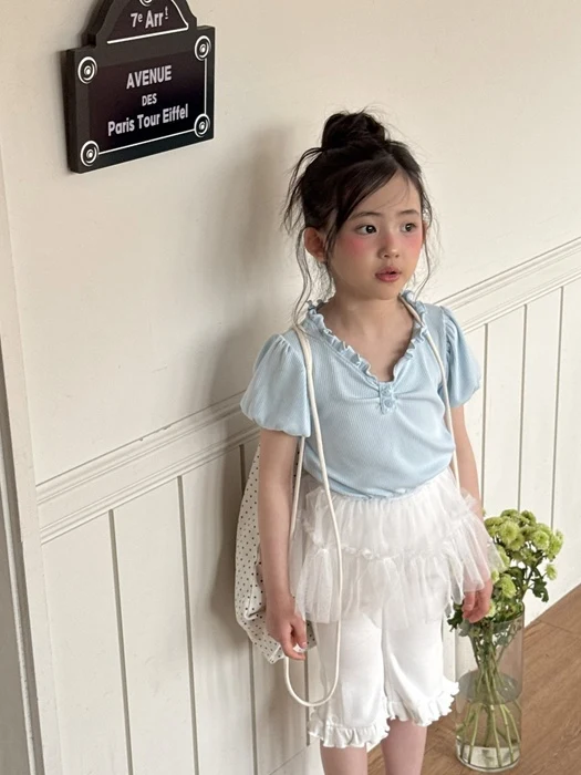 Shirring Tutu Tee Shirring Tutu Tee