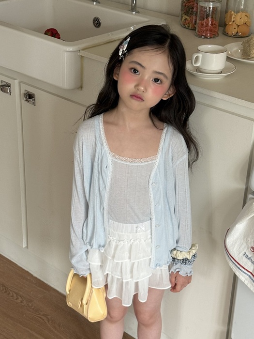Sherbet Sleeveless Cardigan Set Sherbet Sleeveless Cardigan Set