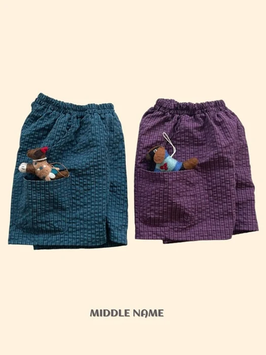Emboss Check Pocket Pants Emboss Check Pocket Pants