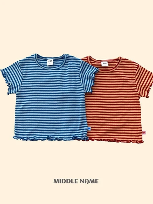 Eyelet Stripe Tee Eyelet Stripe Tee