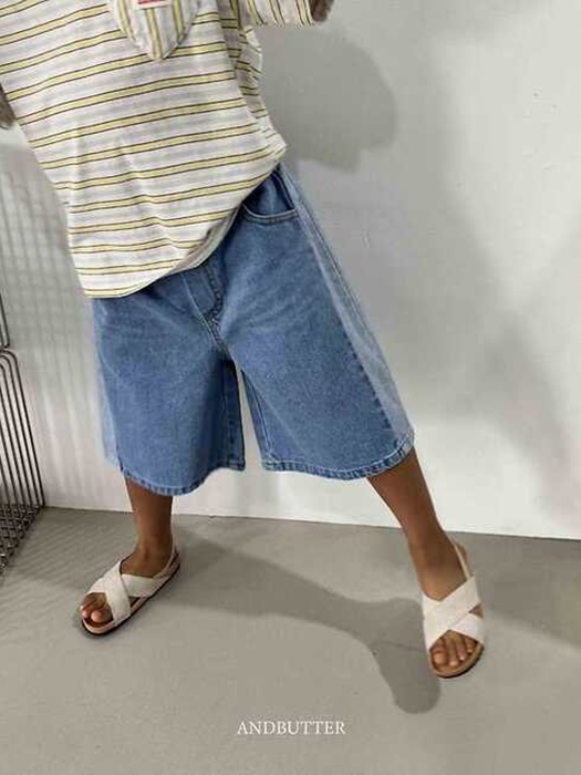 Cat Bermuda Denim Pants Cat Bermuda Denim Pants