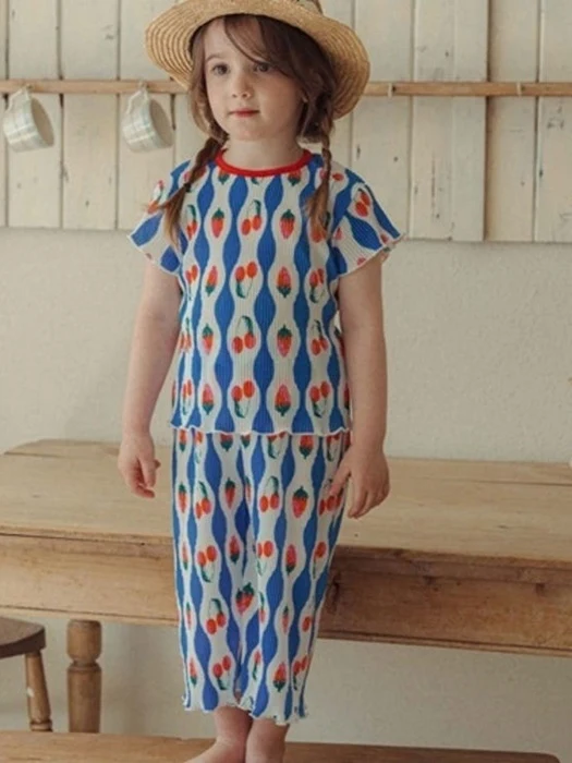 Strawberry Shirring Set Strawberry Shirring Set