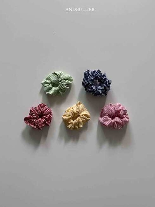 Check Mini Scrunchie Check Mini Scrunchie