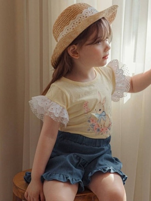 Collar Bunny Tee Collar Bunny Tee