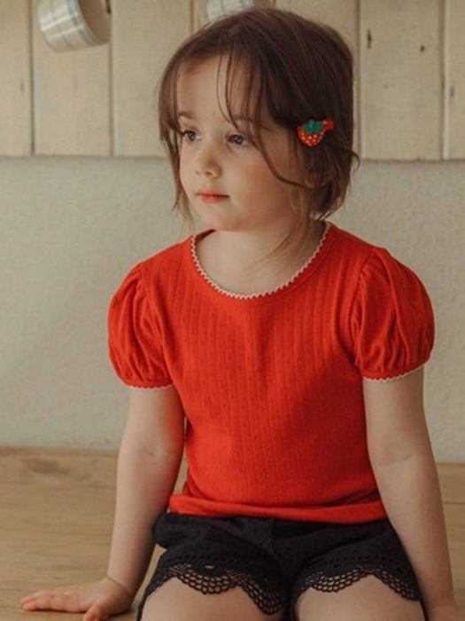 Stripe Eyelet Tee Stripe Eyelet Tee