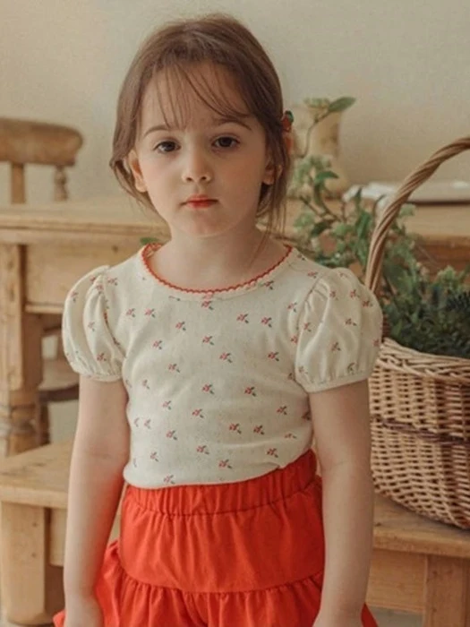 Rose Eyelet Tee