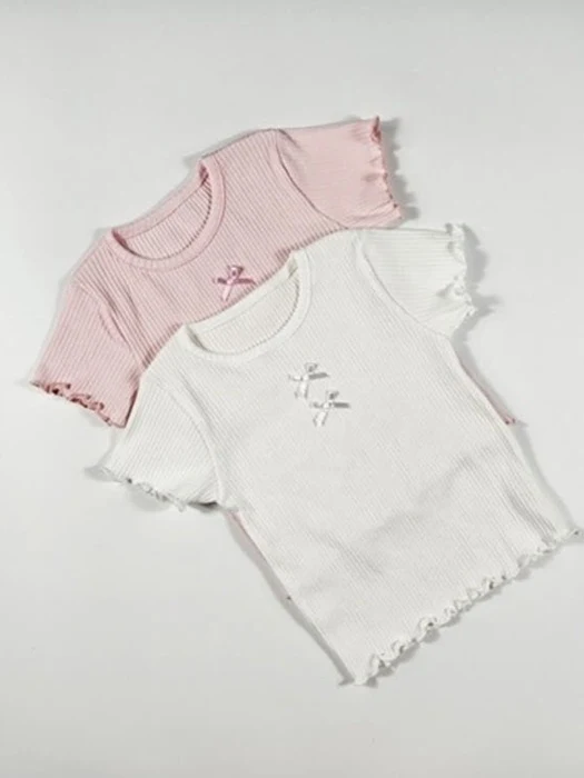 Rib Ribbon Tee