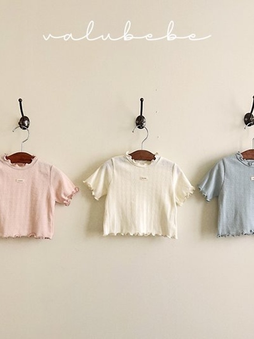 Eyelet Frill Tee