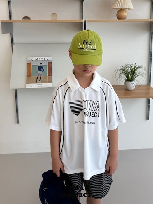 Collar Stripe Line Tee Collar Stripe Line Tee