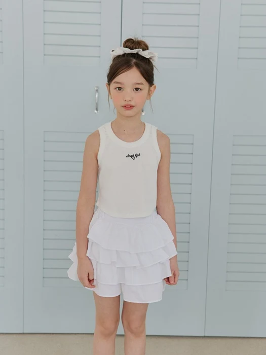 Embroidered Ribbed Sleeveless Embroidered Ribbed Sleeveless