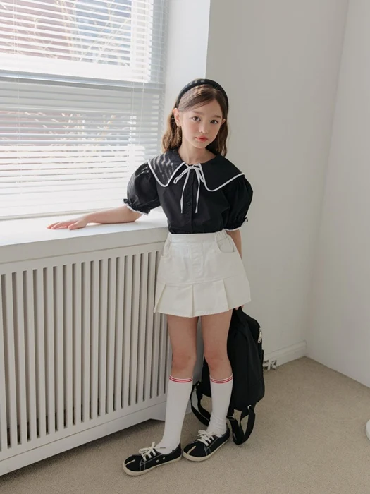 Shirred Skort (Ivory) Shirred Skort (Ivory)