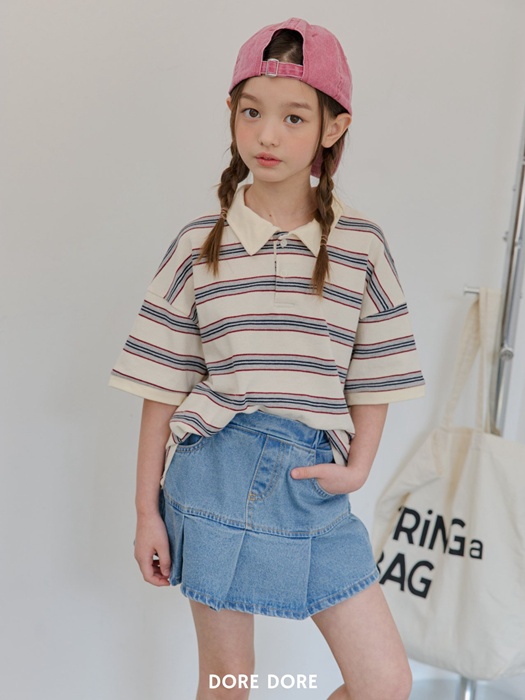 Stripe PK Collar Tee Stripe PK Collar Tee