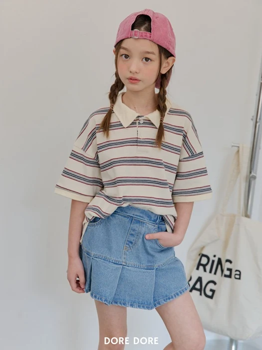 Stripe PK Collar Tee Stripe PK Collar Tee