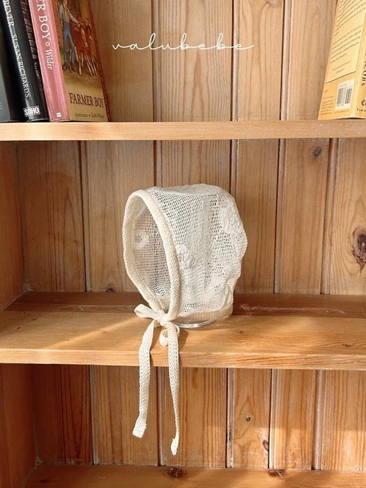Mesh Knit Bonnet Hat