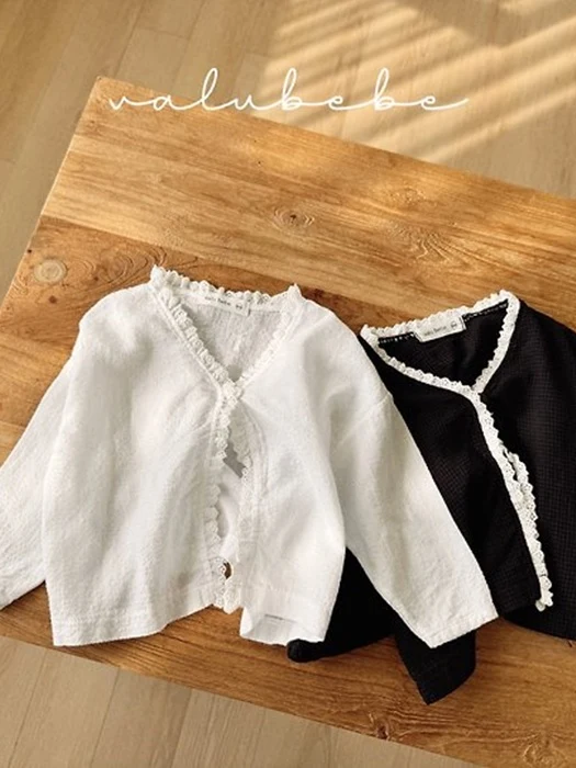 Embossed Lace Cardigan