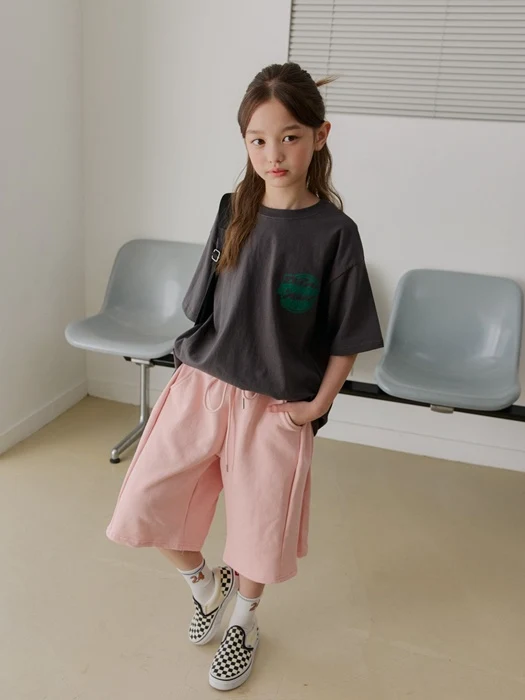 Mini Terry Bermuda Pants