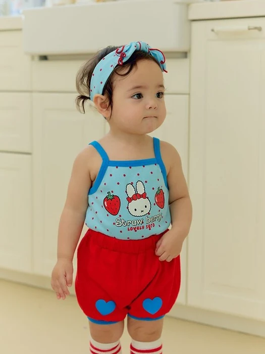 (Bebe) Strap Sleeveless Set