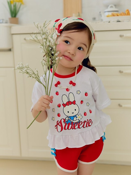 Strawberry Frill Tee Strawberry Frill Tee