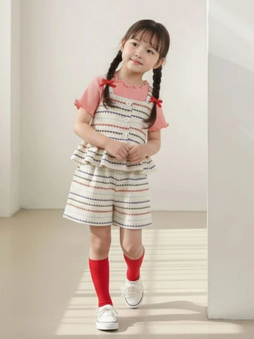 Jacquard Pleated Shorts (Adult) Jacquard Pleated Shorts (Adult)