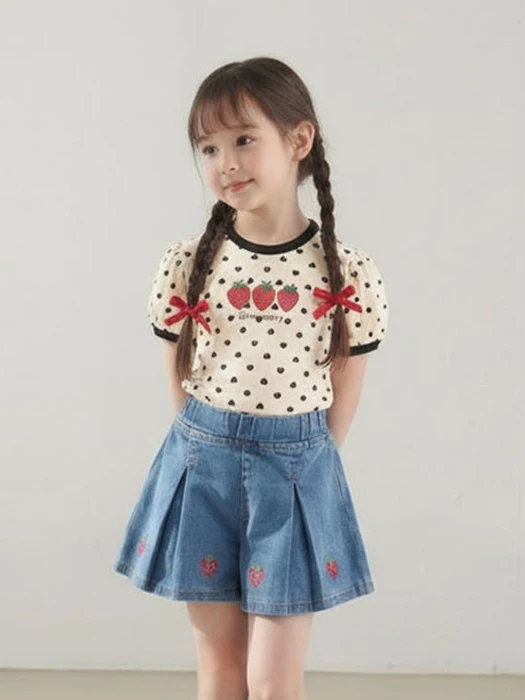 Strawberry Tee (Heart Ivory)