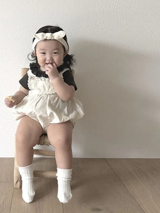Milga Romper Bonnet Set Milga Romper Bonnet Set