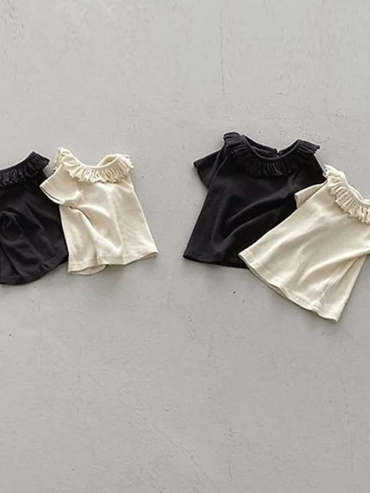 Baby Rib Frill Tee Baby Rib Frill Tee