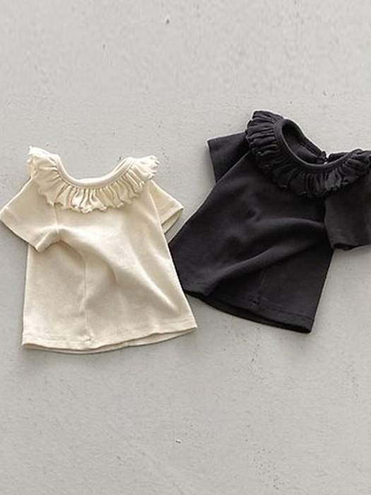 Rib Frill Tee Rib Frill Tee