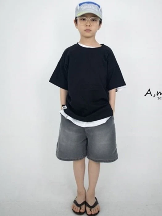 Side Slit Boxy Short Sleeve Tee Side Slit Boxy Short Sleeve Tee